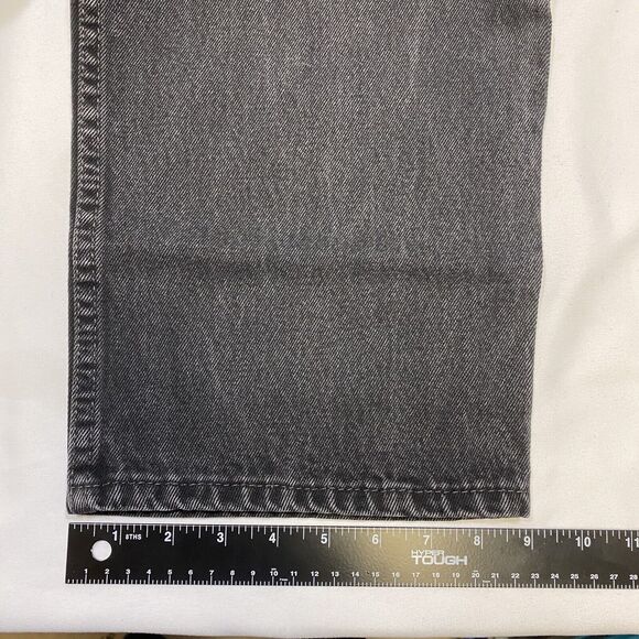 Levi's 550 Relaxed Fit Jeans Men's 40x32 Black Straight Retro Denim Vintage 2000 - Picture 15 of 16